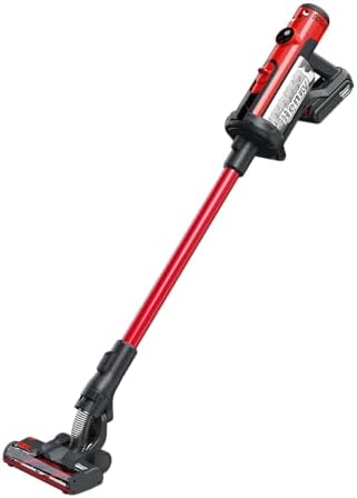 Image of Henry Quick Turbo Cordless Stick Vacuum in a modern living room setting